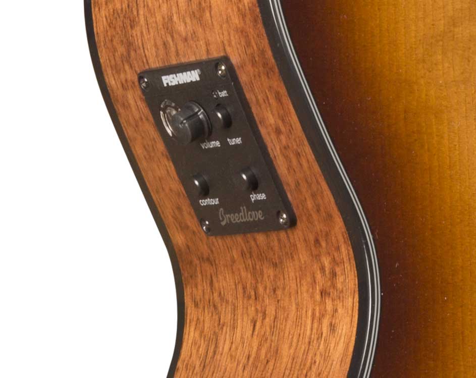 Breedlove Discovery Concerto CE Sunburst Acoustic Electric Guitar