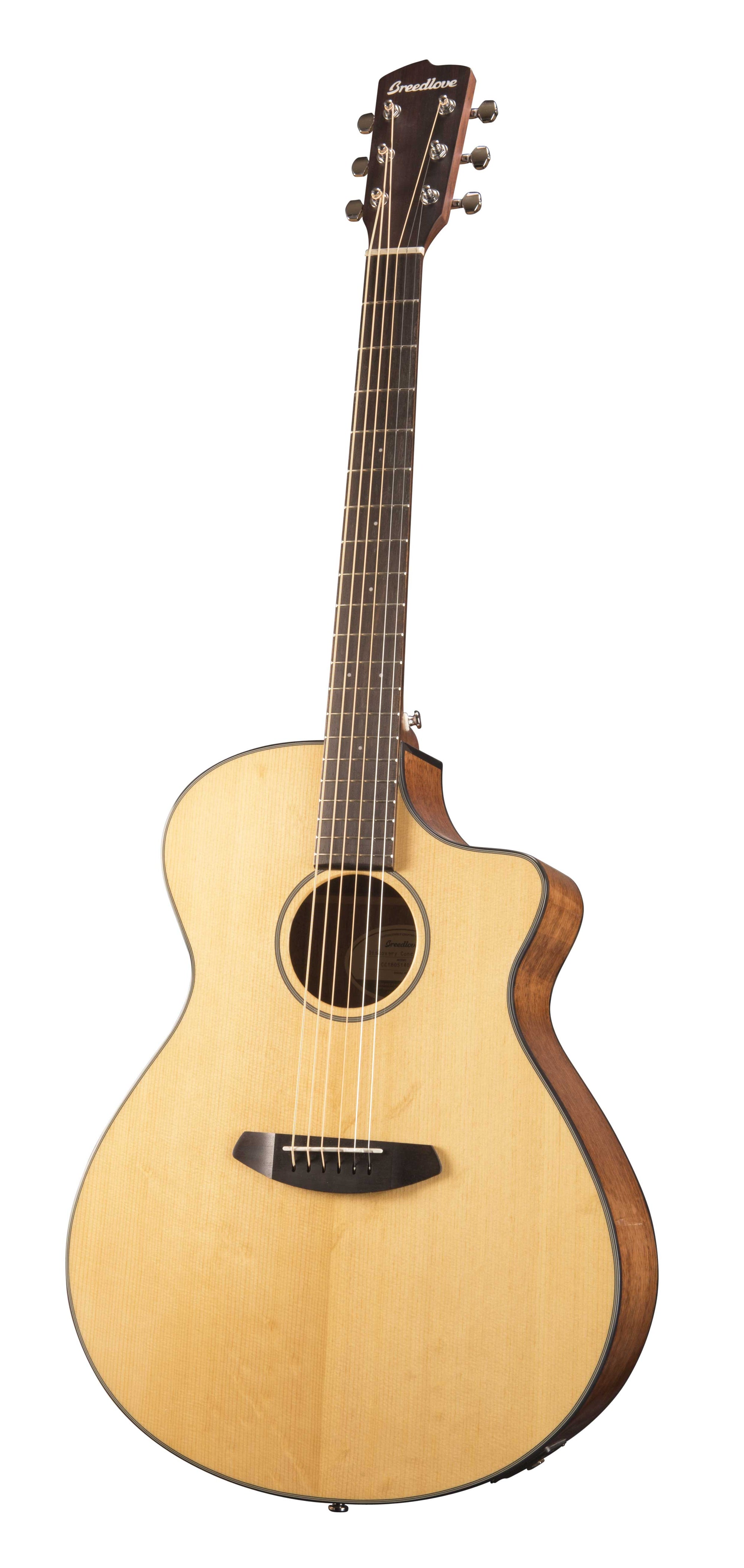 Breedlove Discovery Concerto Acoustic Guitar - Natural Sitka