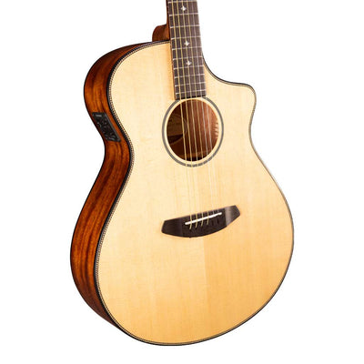 Breedlove Discovery Concert CE Herringbone Bound Acoustic Electric Guitar