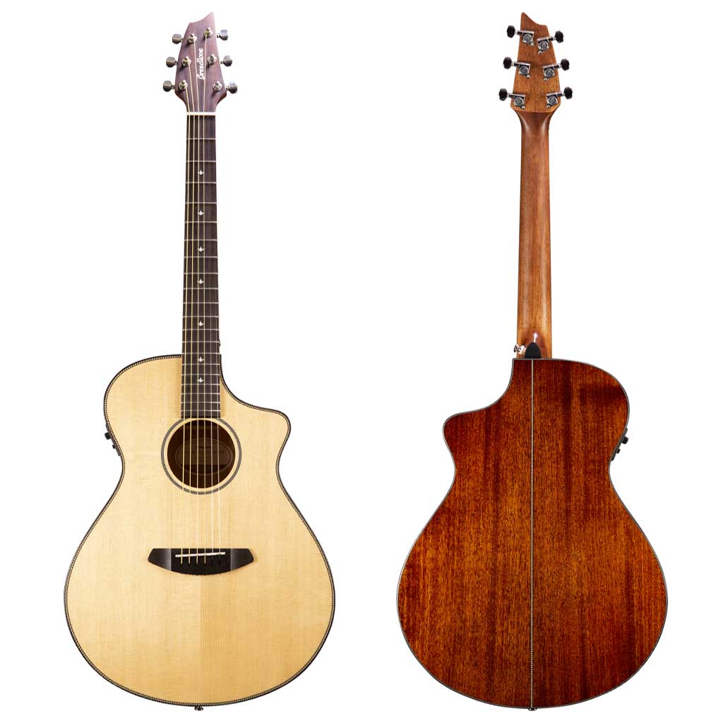 Breedlove Discovery Concert CE Herringbone Bound Acoustic Electric Guitar