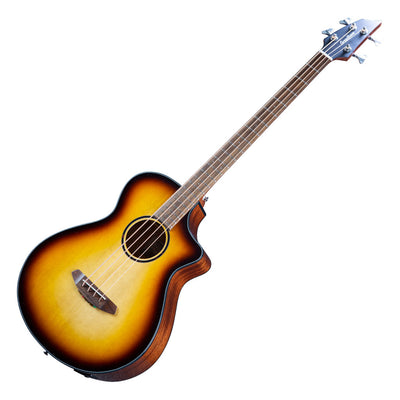 Breedlove Discovery S Concert Edgeburst CE Sitka Acoustic Electric Bass Guitar