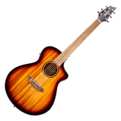 Breedlove Discovery S Concert Edgeburst CE African Mahogany Acoustic Electric Guitar