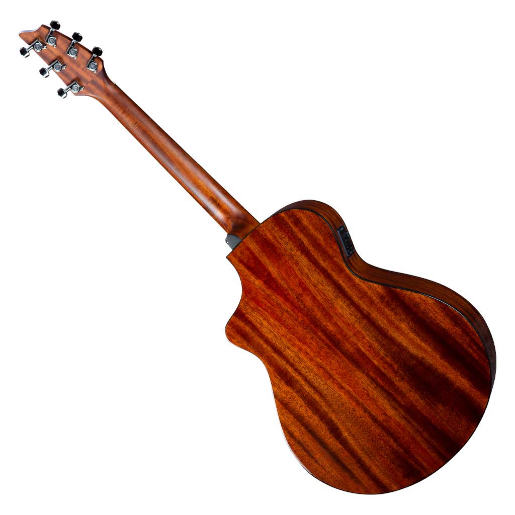 Breedlove Discovery S Concert Edgeburst CE African Mahogany Acoustic Electric Guitar