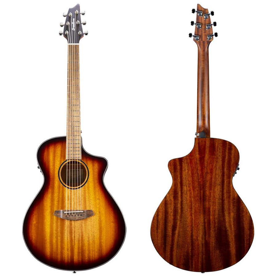 Breedlove Discovery S Concert Edgeburst CE African Mahogany Acoustic Electric Guitar