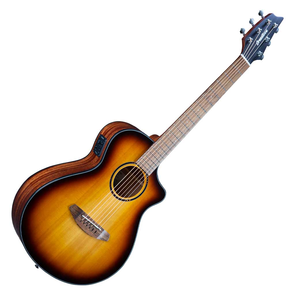 Breedlove Discovery S Companion Edgeburst CE Acoustic Electric Guitar