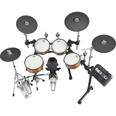 Yamaha DTX8K-X High-Grade Electronic Drum Kit with TCS Silicone Drum Heads in Real Wood
