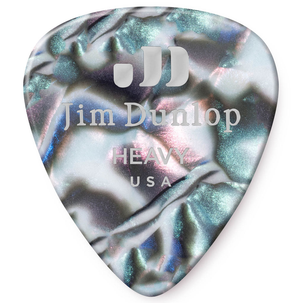 Dunlop Abalone Celluloid Guitar Picks 12 Pack