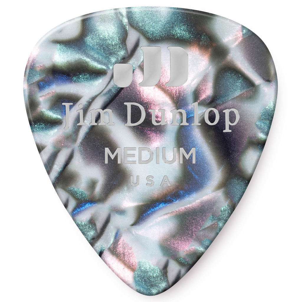Dunlop Abalone Celluloid Guitar Picks 12 Pack