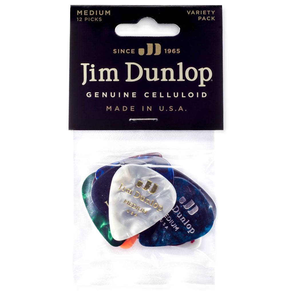 Dunlop Celluloid Guitar Picks Variety Pack