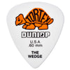 Dunlop Tortex 'The Wedge' Guitar Picks 12 Pack in .60mm