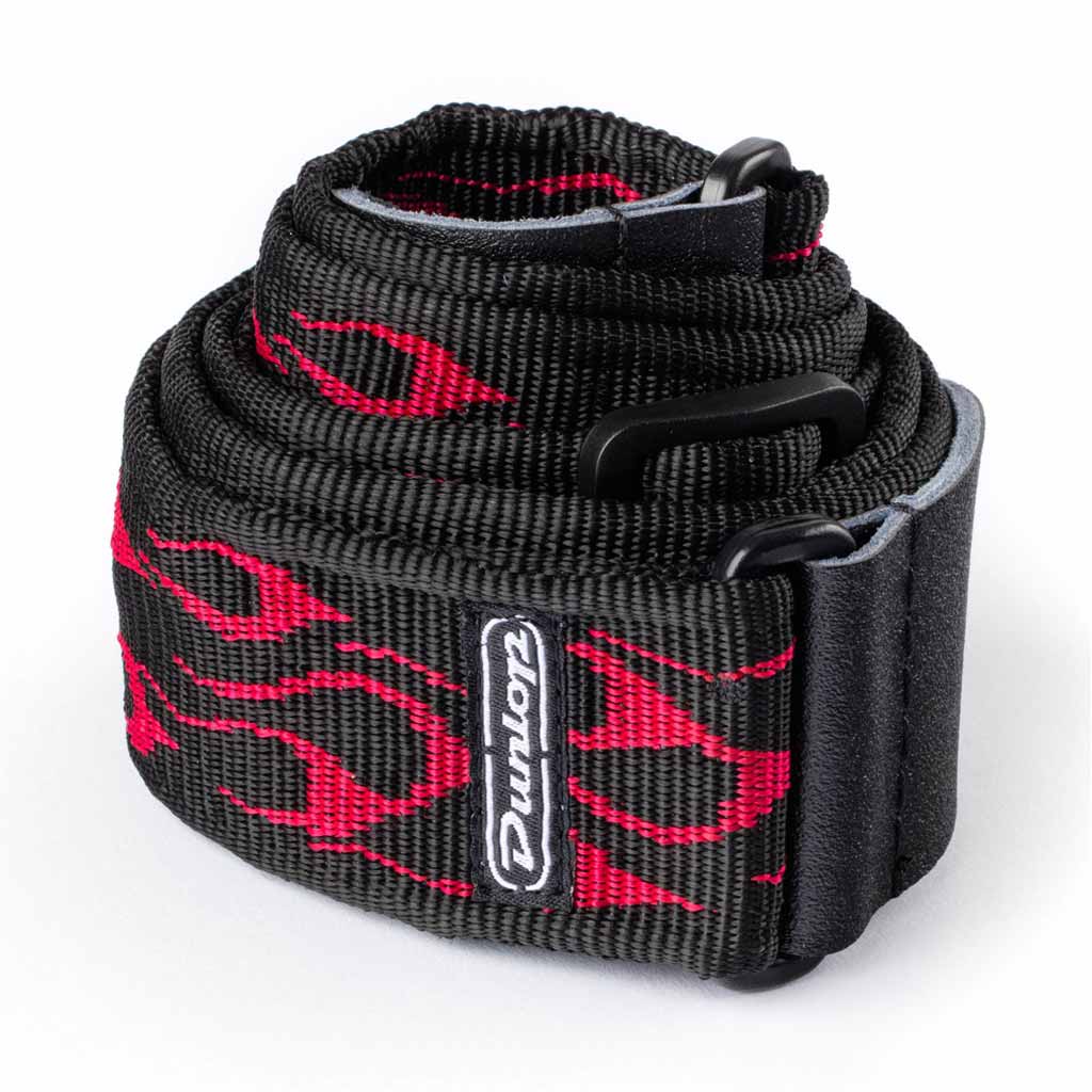Dunlop Classic Flambe Red Strap