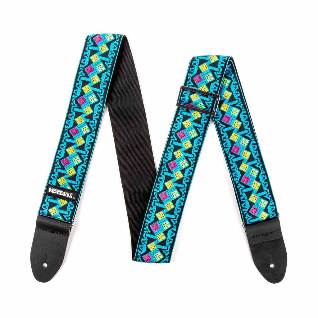 Dunlop Jimi Hendrix Maui Blue Diamonds Guitar Strap