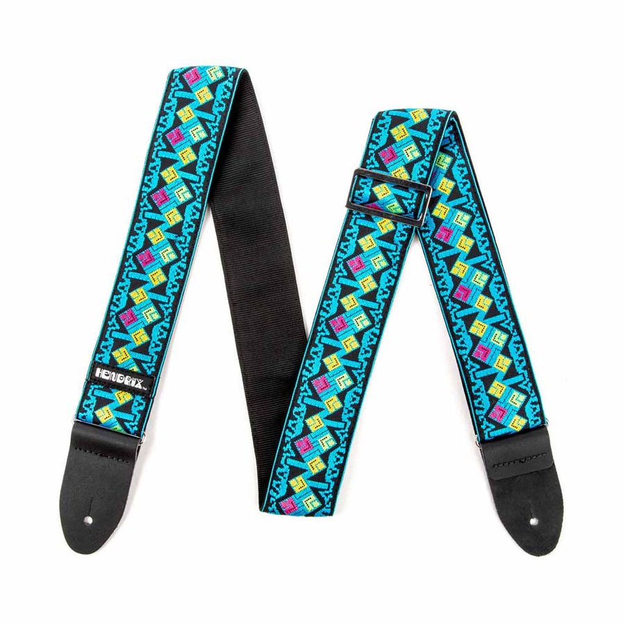 Dunlop Jimi Hendrix Maui Blue Diamonds Guitar Strap