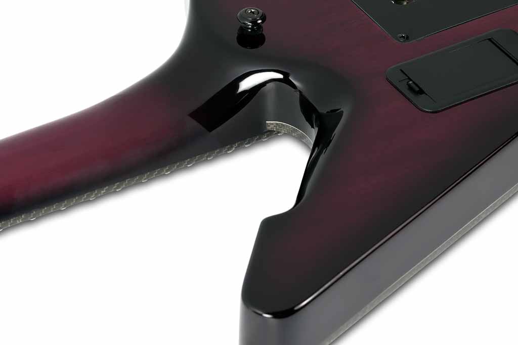 Schecter E-1 FR-S Special Edition Electric Guitar - Trans Purple Burst