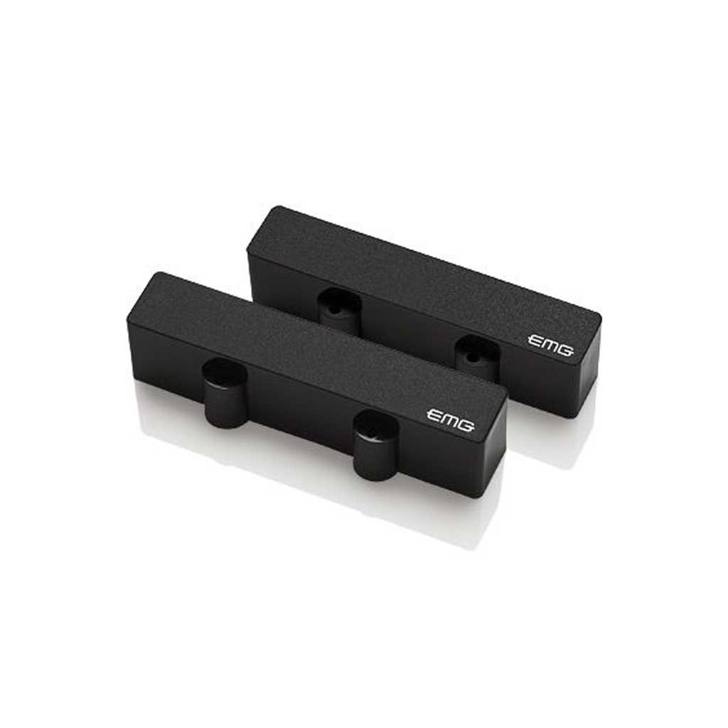 EMG J Set Jazz Bass Pickup Set - Black EMG Bass Guitar Pickups The