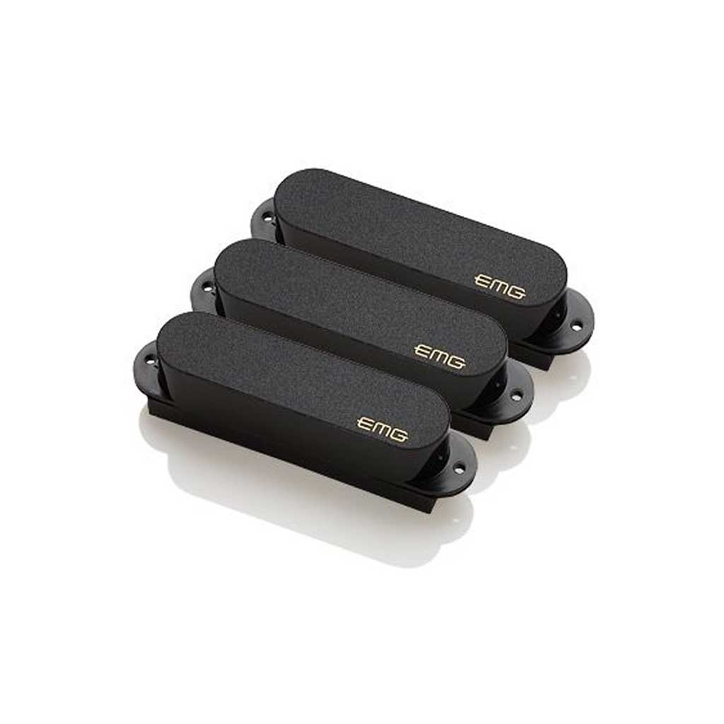 EMG SA Set Active Single Coil Alnico V Pickup Set in Black