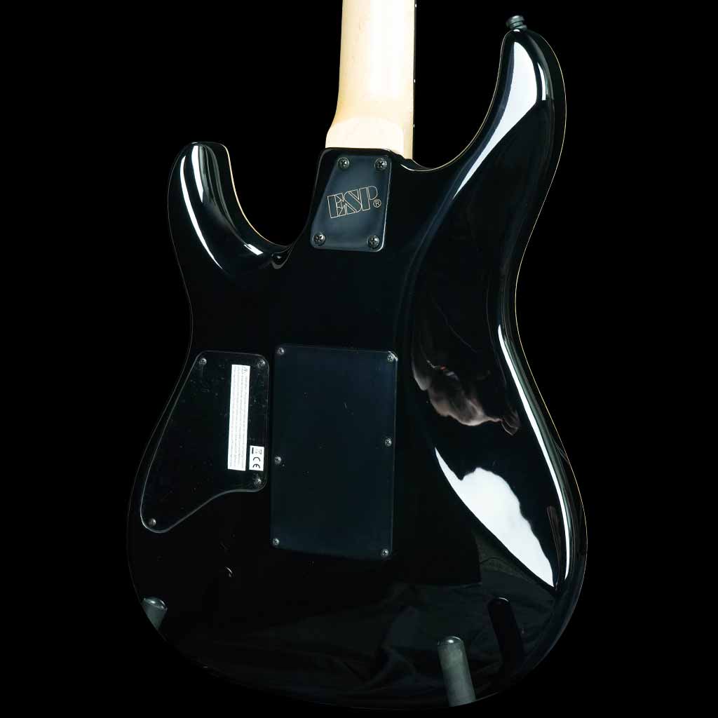 ESP E-II SN-II Series Electric Guitar w/Burled Maple Top - Nebula Black Burst