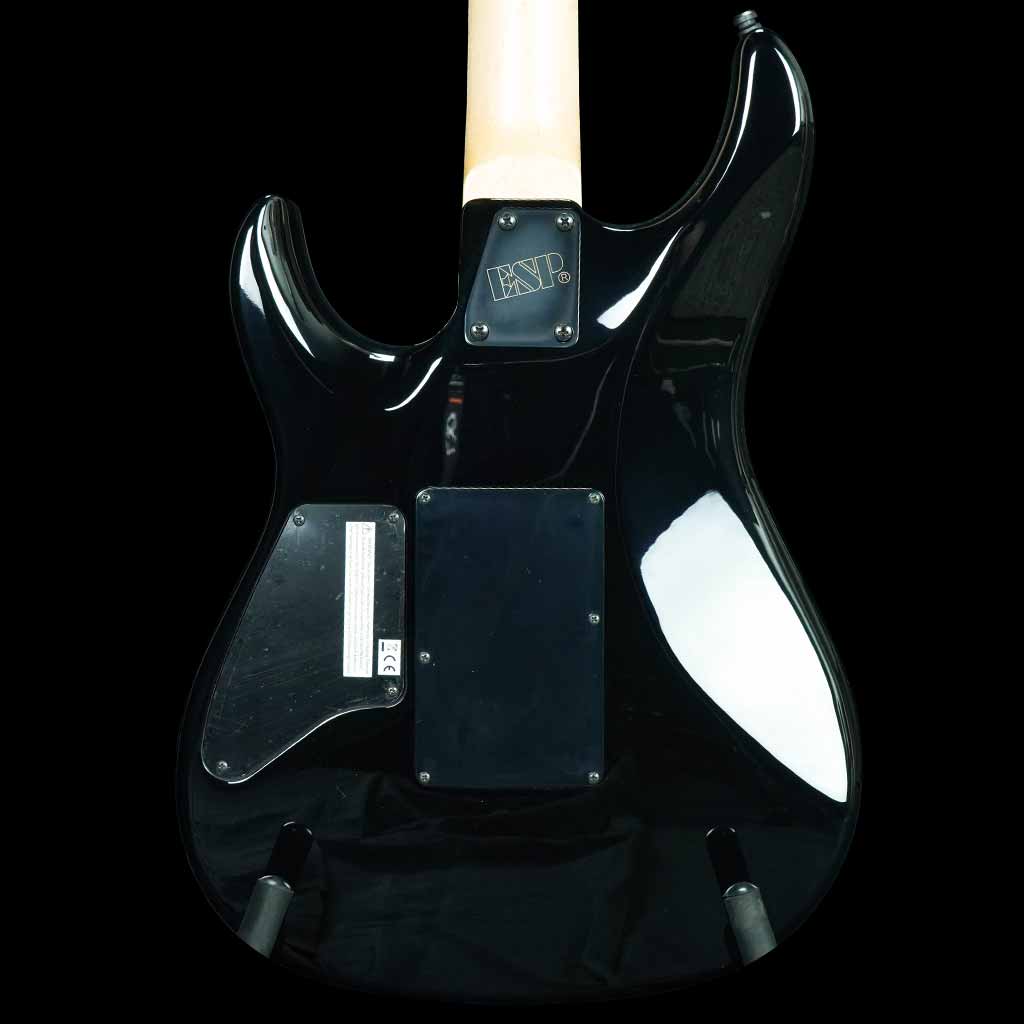 ESP E-II SN-II Series Electric Guitar w/Burled Maple Top - Nebula Black Burst