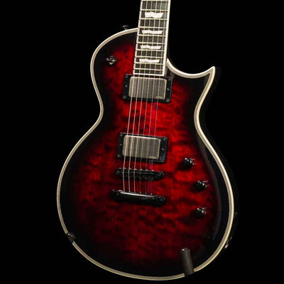 ESP E-II Eclipse Series Singlecut Electric Guitar w/Hardcase - See Thru Black Cherry Sunburst