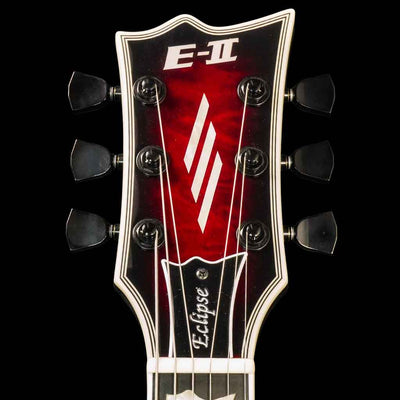 ESP E-II Eclipse Series Singlecut Electric Guitar w/Hardcase - See Thru Black Cherry Sunburst