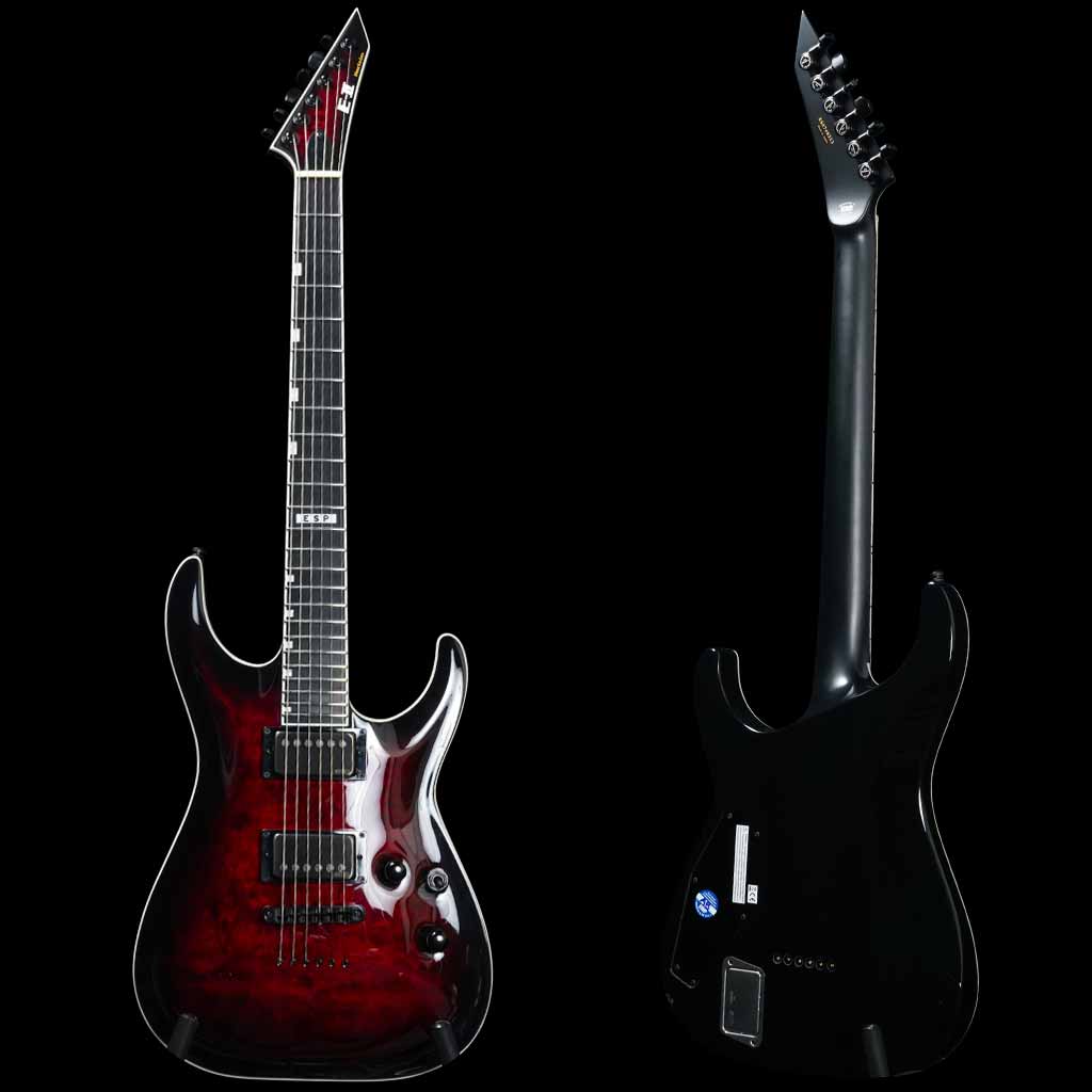 ESP E-II Horizon NT-II Electric Guitar w/Quilted Maple Top - See Thru Black Cherry Sunburst
