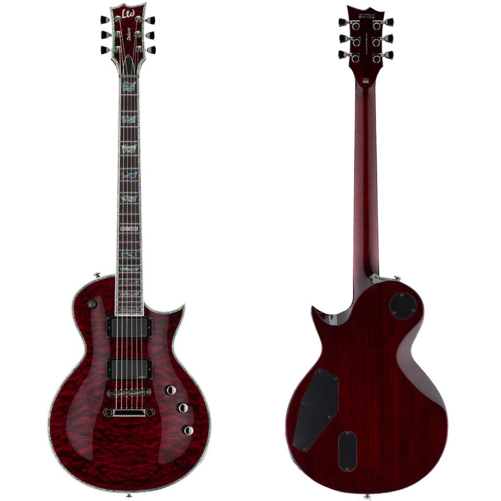 ESP LTD EC-1000 Electric Guitar - See-Thru Black Cherry
