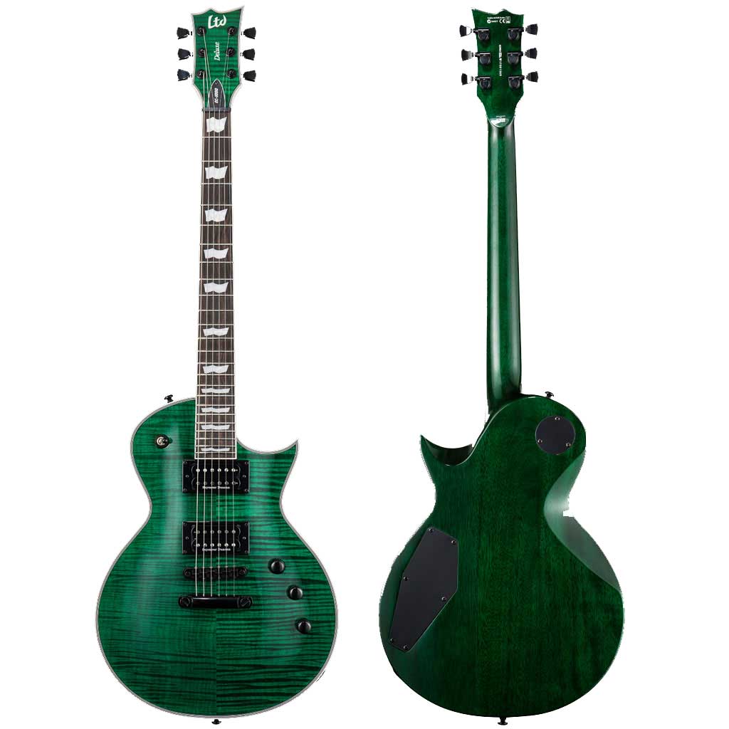 ESP LTD EC-1000 Electric Guitar - See Thru Green ESP Electric