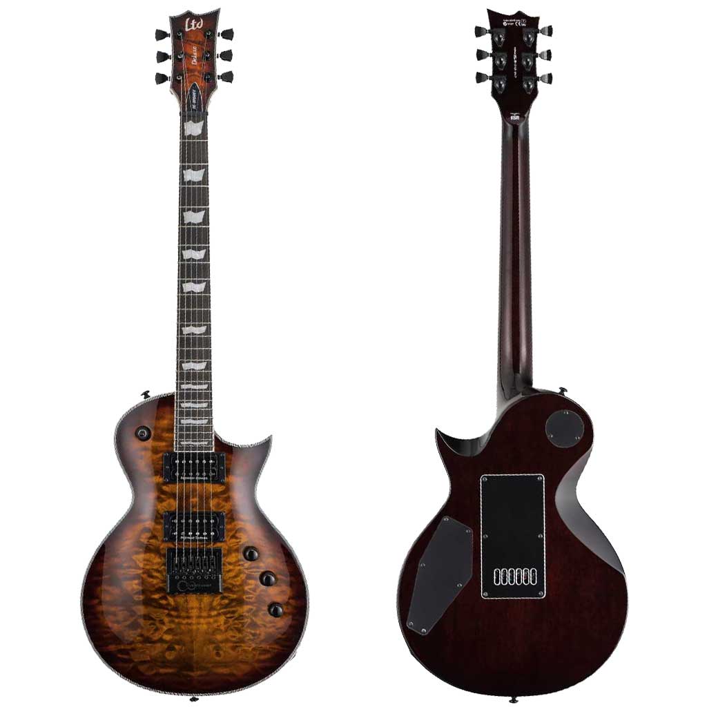 ESP LTD EC-1000 Evertune Electric Guitar - Dark Brown Sunburst ESP
