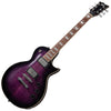 ESP LTD EC-256 Electric Guitar w/Flame Maple Top in See Thru Purple Sunburst
