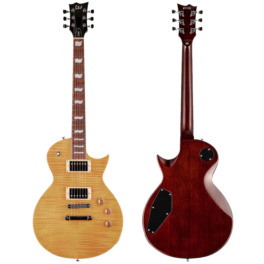 ESP Ltd EC-256 Electric Guitar w/Flamed Maple Top in Vintage Natural 