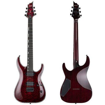 ESP LTD H-1001QM Series Electric Guitar w/Quilted Maple Top in See Thru Black Cherry