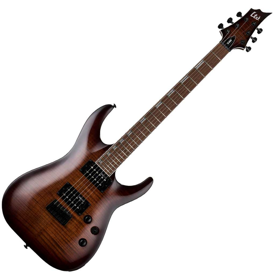 ESP LTD H-200FM Electric Guitar - Dark Brown Sunburst