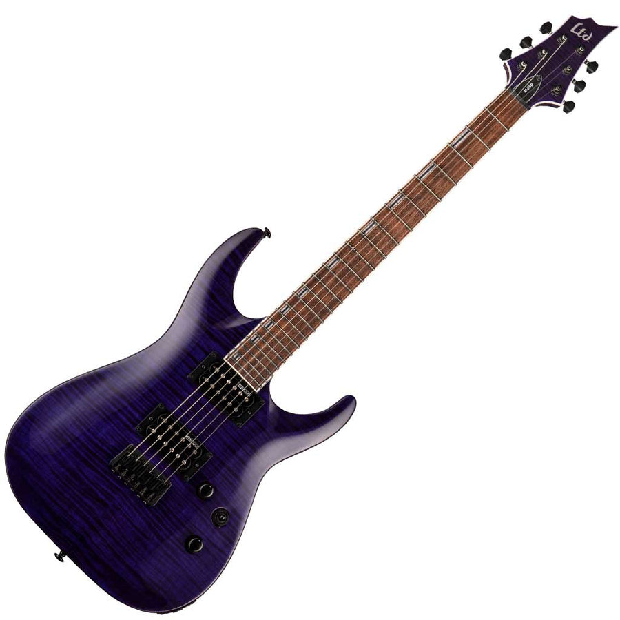 ESP LTD H-200FM Electric Guitar - See Thru Purple