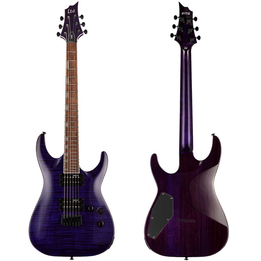 ESP LTD H-200FM Electric Guitar - See Thru Purple