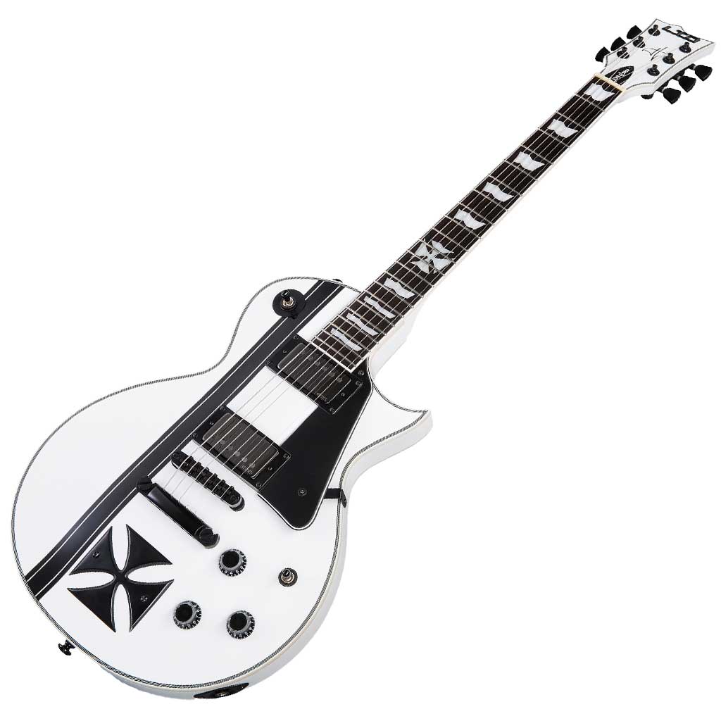 ESP LTD Iron Cross James Hetfield Signature Electric Guitar - Snow White