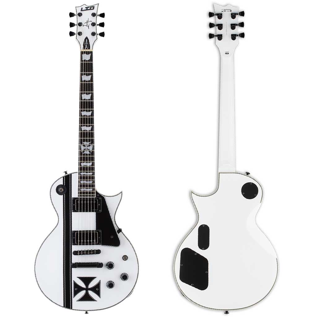 ESP LTD Iron Cross James Hetfield Signature Electric Guitar - Snow White