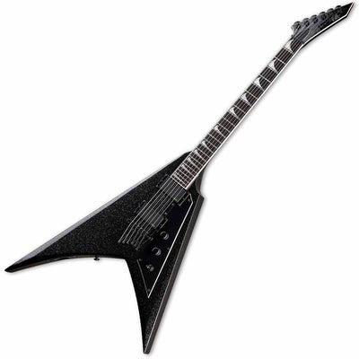 ESP LTD KH-V Kirk Hammett Signature Electric Guitar in Black Sparkle