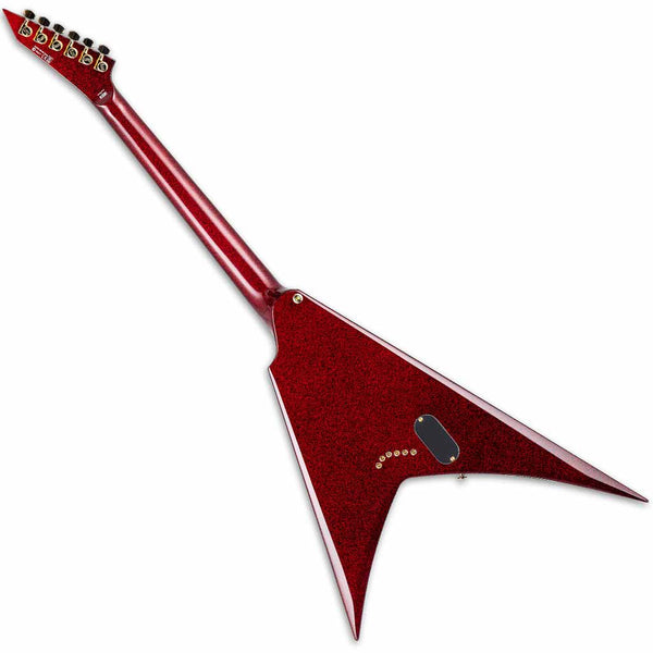 ESP LTD KH-V Kirk Hammett Signature Electric Guitar - Red Sparkle