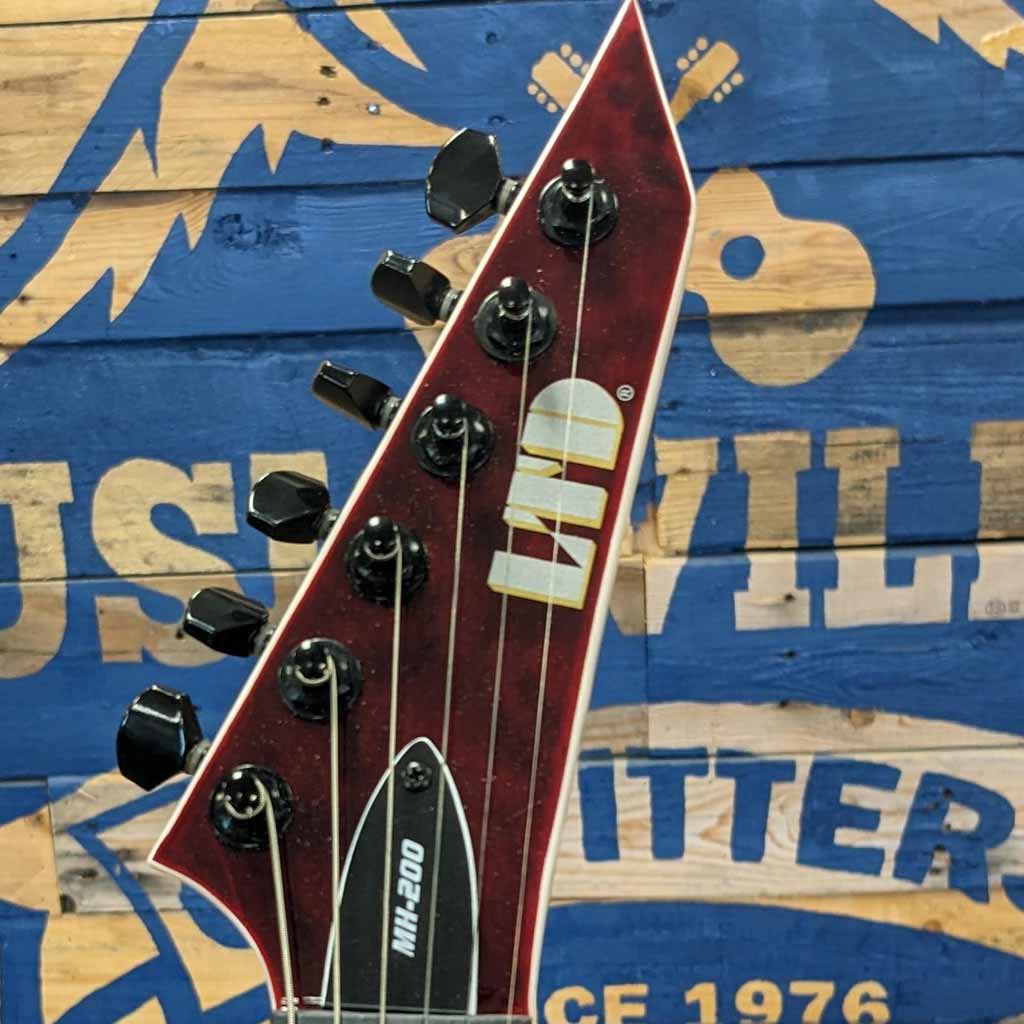 Used ESP LTD MH-200 Electric Guitar - See Through Black Cherry