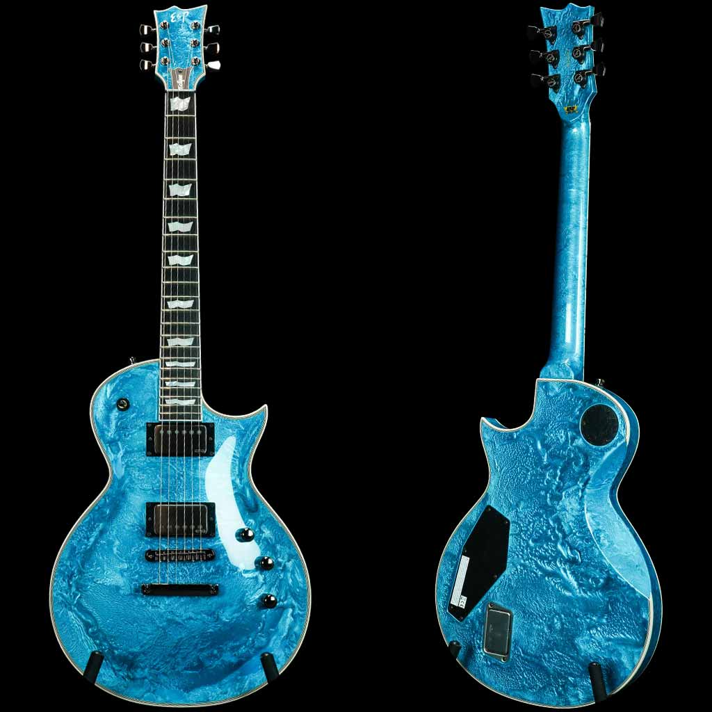 ESP Original Series Eclipse Custom - Blue Liquid Metal