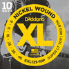 D'Addario EXL125-10P Nickel Wound Super Light Top/Regular Bottom 9-42 10-Pack