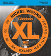 D'Addario EXL160 Nickel Wound Medium Bass Guitar Strings 50-105 Long Scale