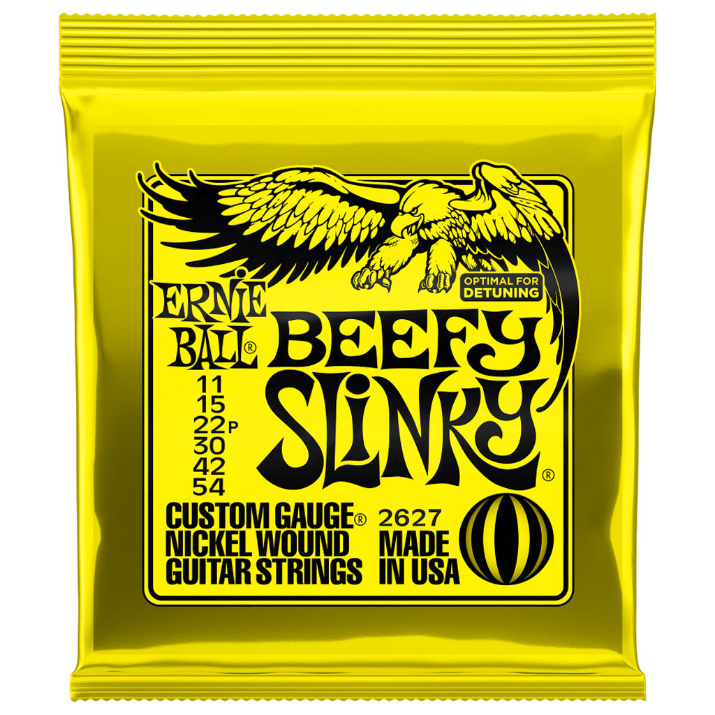 Ernie Ball Beefy Slinky 11-54 Electric Guitar Strings