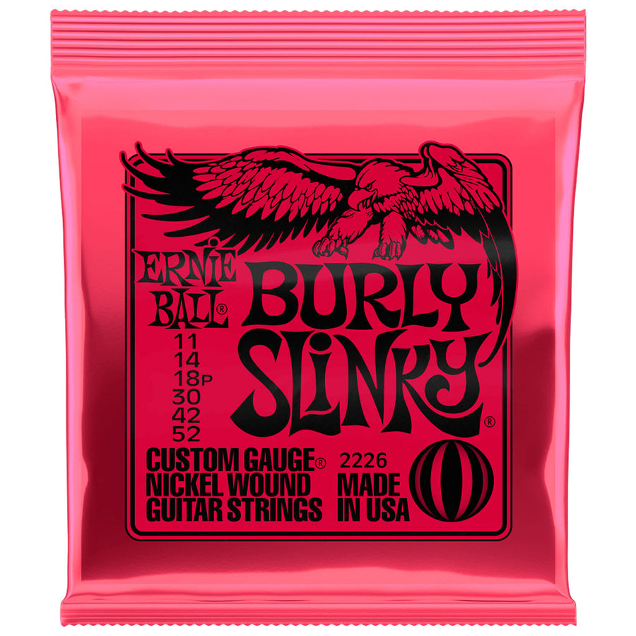 Ernie Ball Burly Slinky 11-52 Electric Guitar Strings