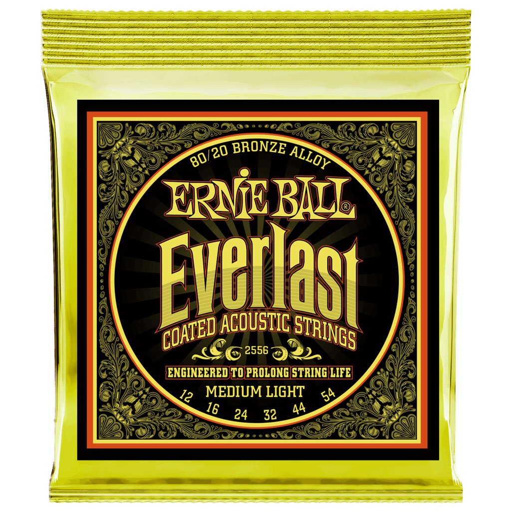 Ernie Ball Everlast Coated 80/20 Bronze Acoustic Guitar Strings