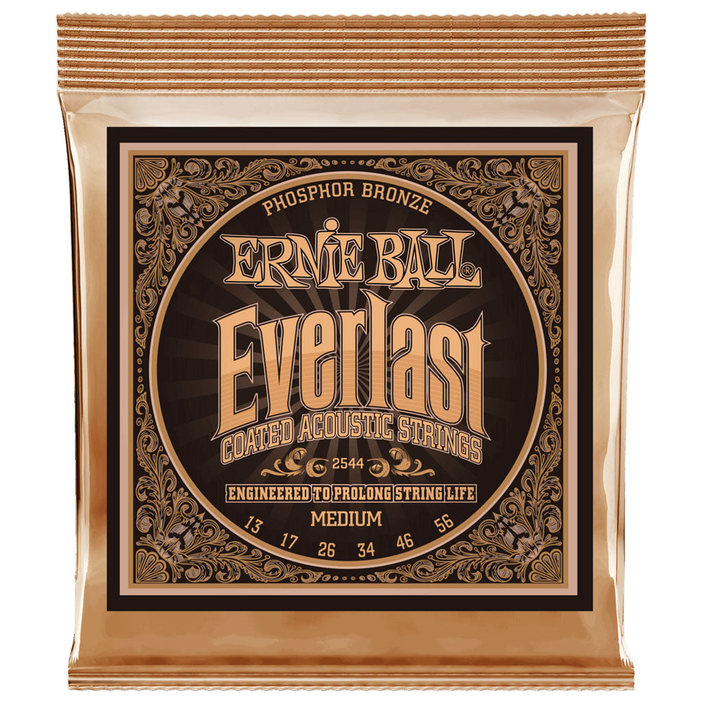 Ernie Ball Everlast Coated Phosphor Bronze Acoustic Guitar Strings