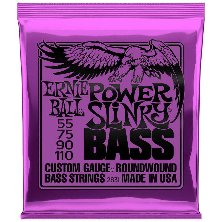 Ernie Ball Power Slinky 55-110 4-String Bass Guitar Strings