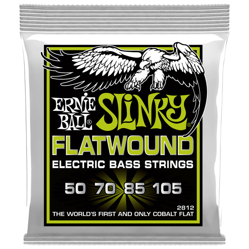 Ernie Ball Regular Slinky 50-105 Flatwound 4-String Bass Guitar Strings