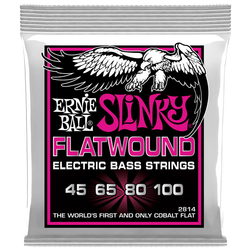 Ernie Ball Super Slinky 45-100 Flatwound Bass Guitar Strings