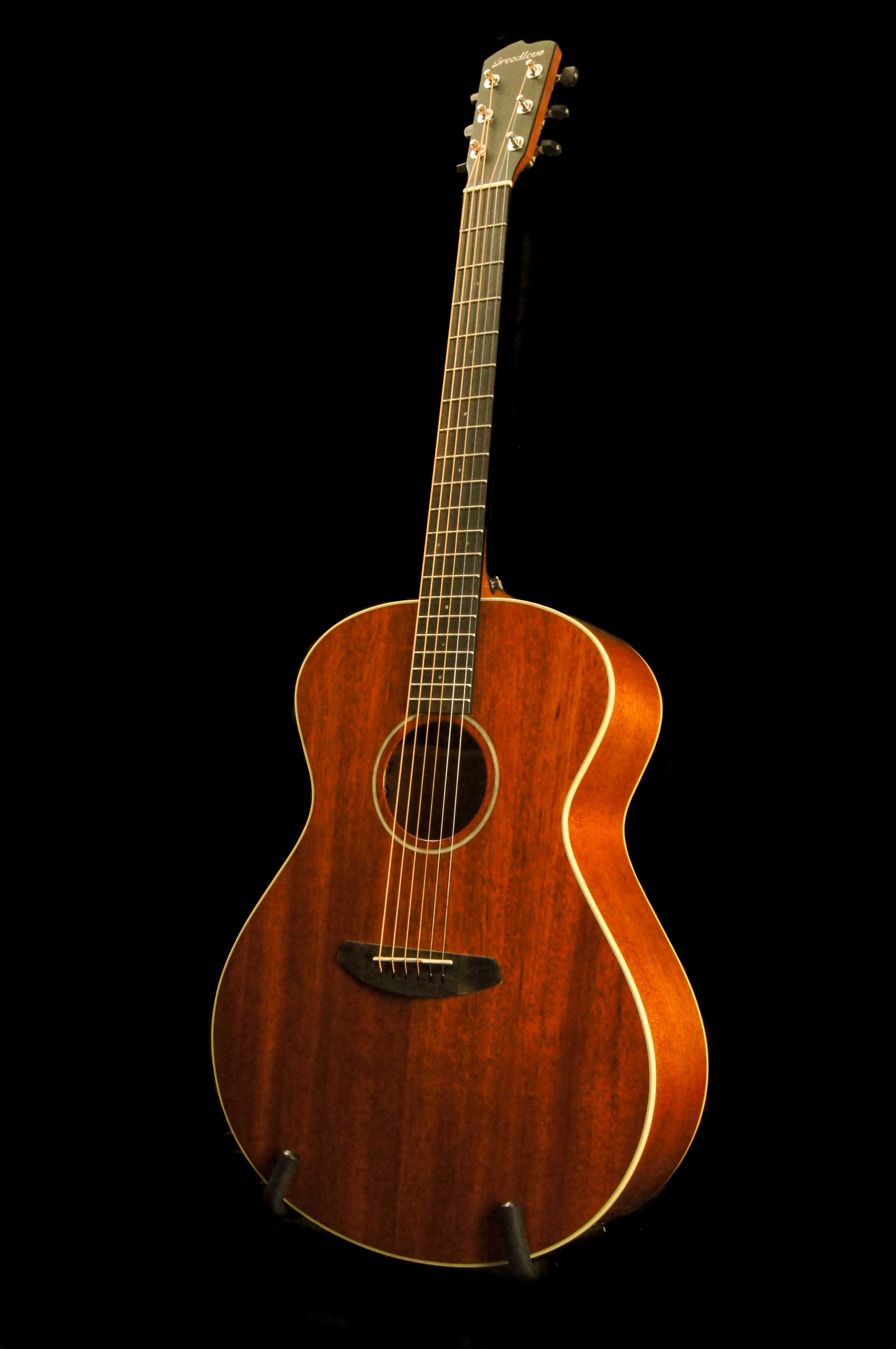 Breedlove Frontier Concerto All Solid Mahogany Acoustic Electric Guitar - Includes Case